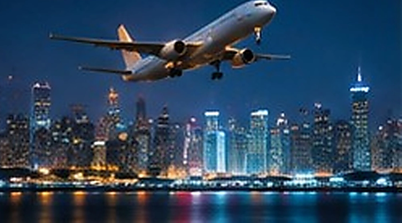Etihad Airways aircraft in flight